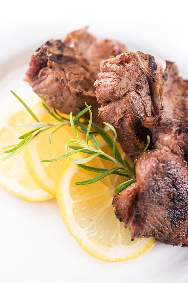 garlic and rosemary lamb chops