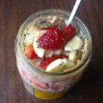 Peanut Butter Banana Overnight Oat - The Lemon Bowl
