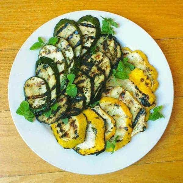 Greek Marinated Grilled Eggplant and Summer Squash - The Lemon Bowl
