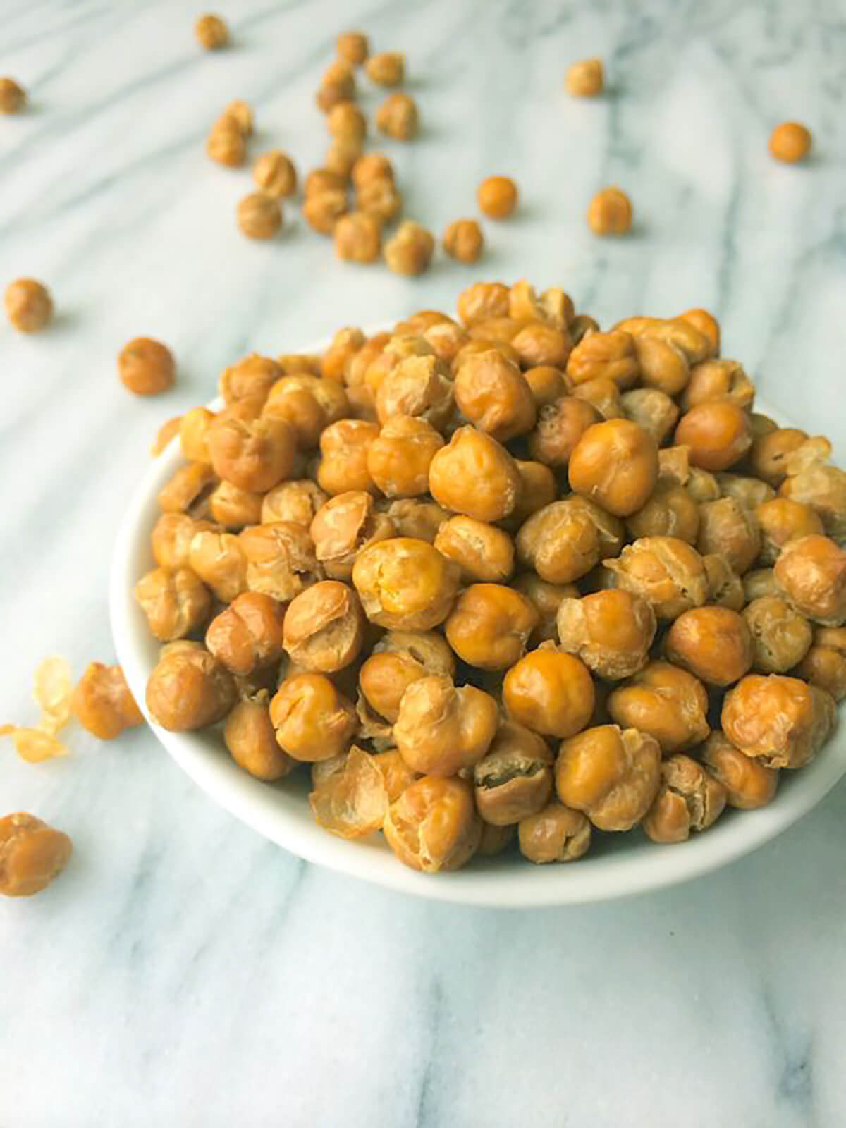Crispy Baked Chickpeas with Truffle Salt