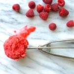 Raspberry Ginger Lime Sorbet - The Lemon Bowl