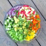 Rainbow Chop Salad with Avocados and Apples - The Lemon Bowl