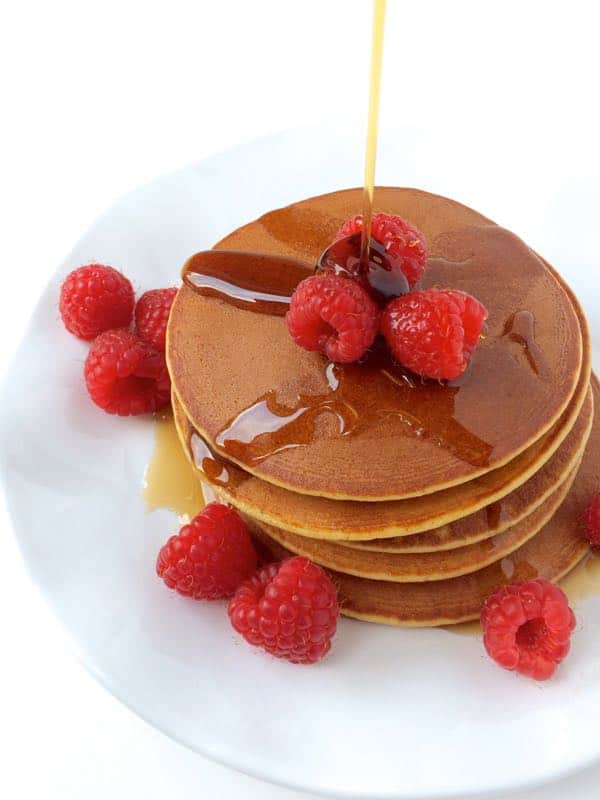 Banana Buckwheat Protein Pancakes (Gluten Free) - The Lemon Bowl