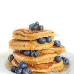 Blueberry Almond Butter Pancakes - The Lemon Bowl