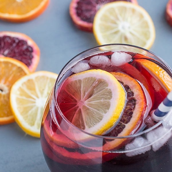 5-Ingredient Fruity Sangria - a classic Spanish cocktail recipe