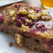 Apple Raspberry French Toast