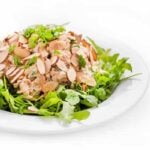 Asian Chicken Salad Recipe - a healthy low carb gluten free salad