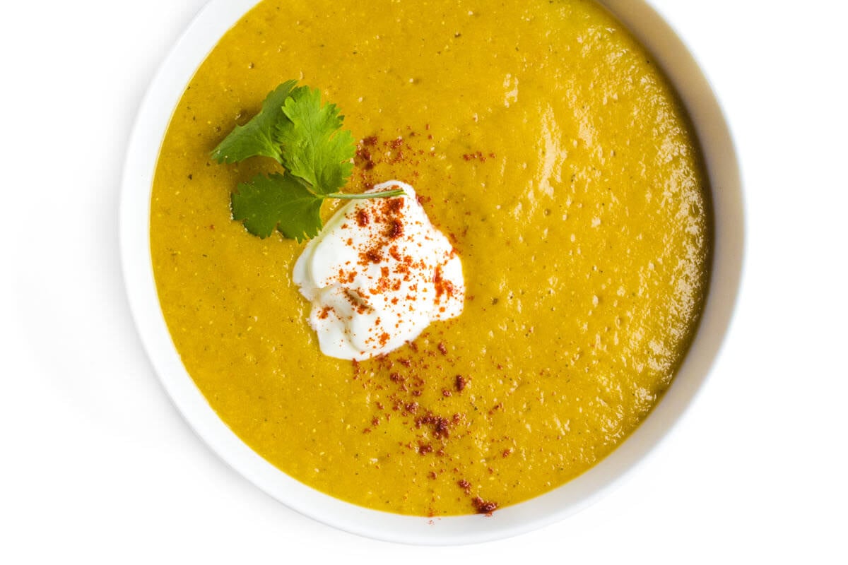 Slow Cooker Lebanese Lentil Soup Recipe -a healthy gluten free dish