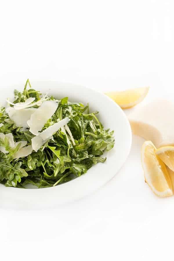 Arugula Salad with Shaved Parmesan