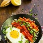 Lemon-Quinoa-and-Eggs-Bowls-with-Veggies-and-Sriracha_AFarmgirlsDabbles_AFD-600x900