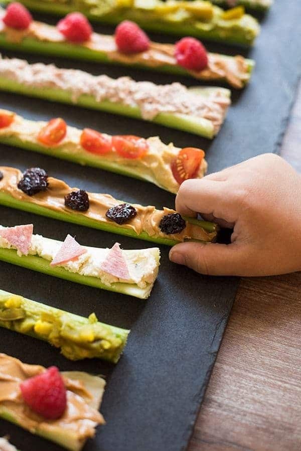 Ants on a Log Six Ways