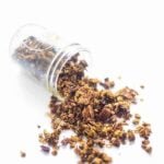 Molasses Cookie Granola Recipe - an easy gluten free breakfast or snack