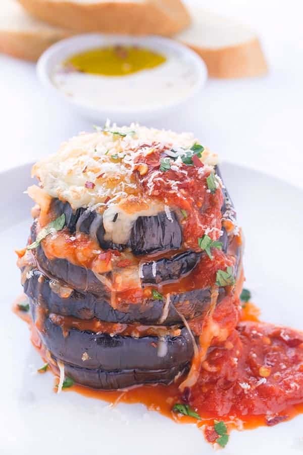 Eggplant Parmesan - vegetarian dinner recipe