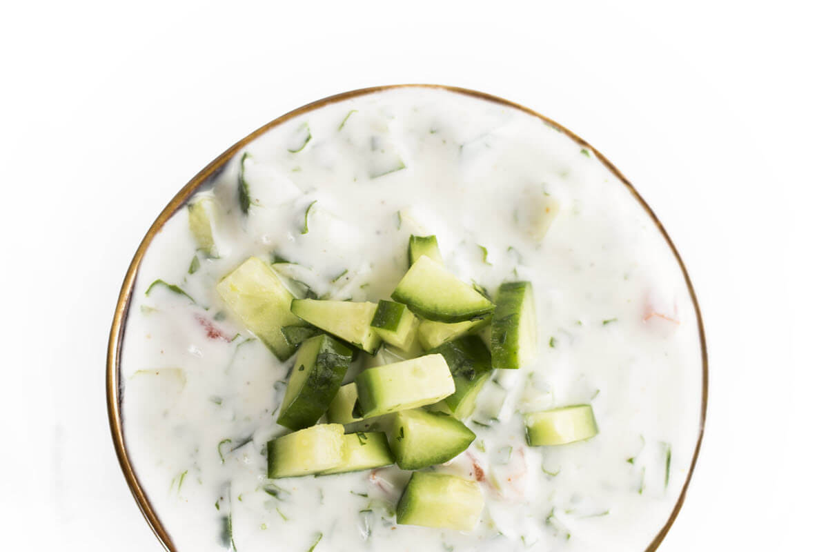 Indian Cucumber Yogurt Raita