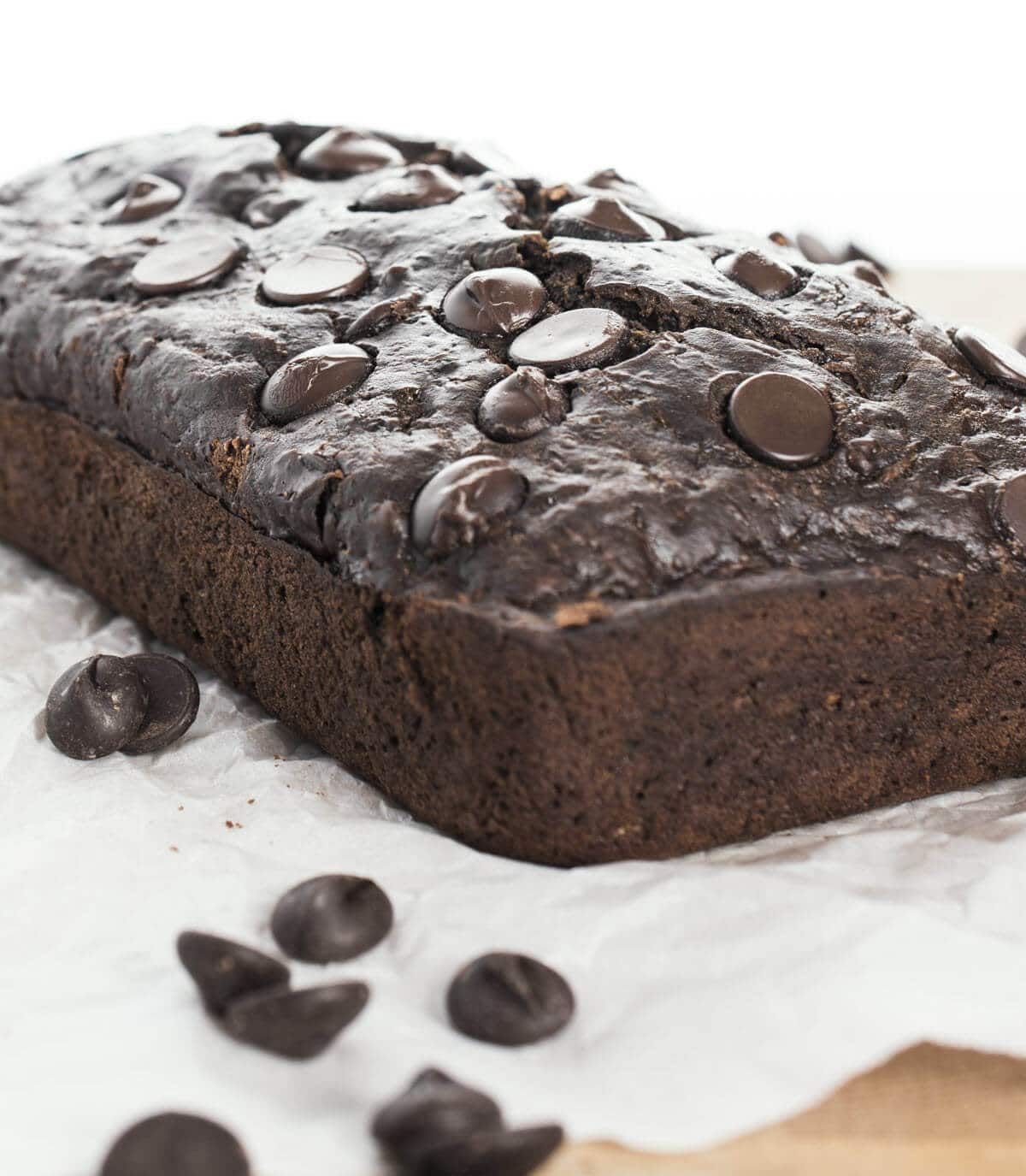 Healthy Chocolate Chip Zucchini Bread
