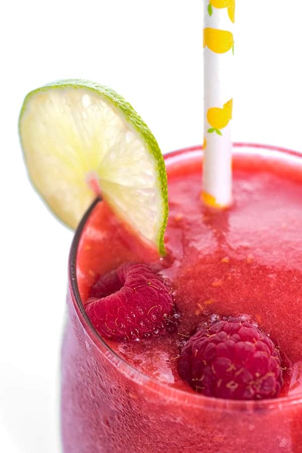 Peach Raspberry Frozen Sangria