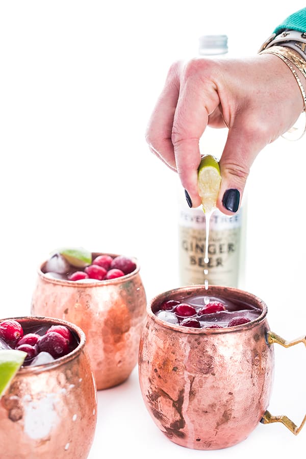 Cranberry Moscow Mule