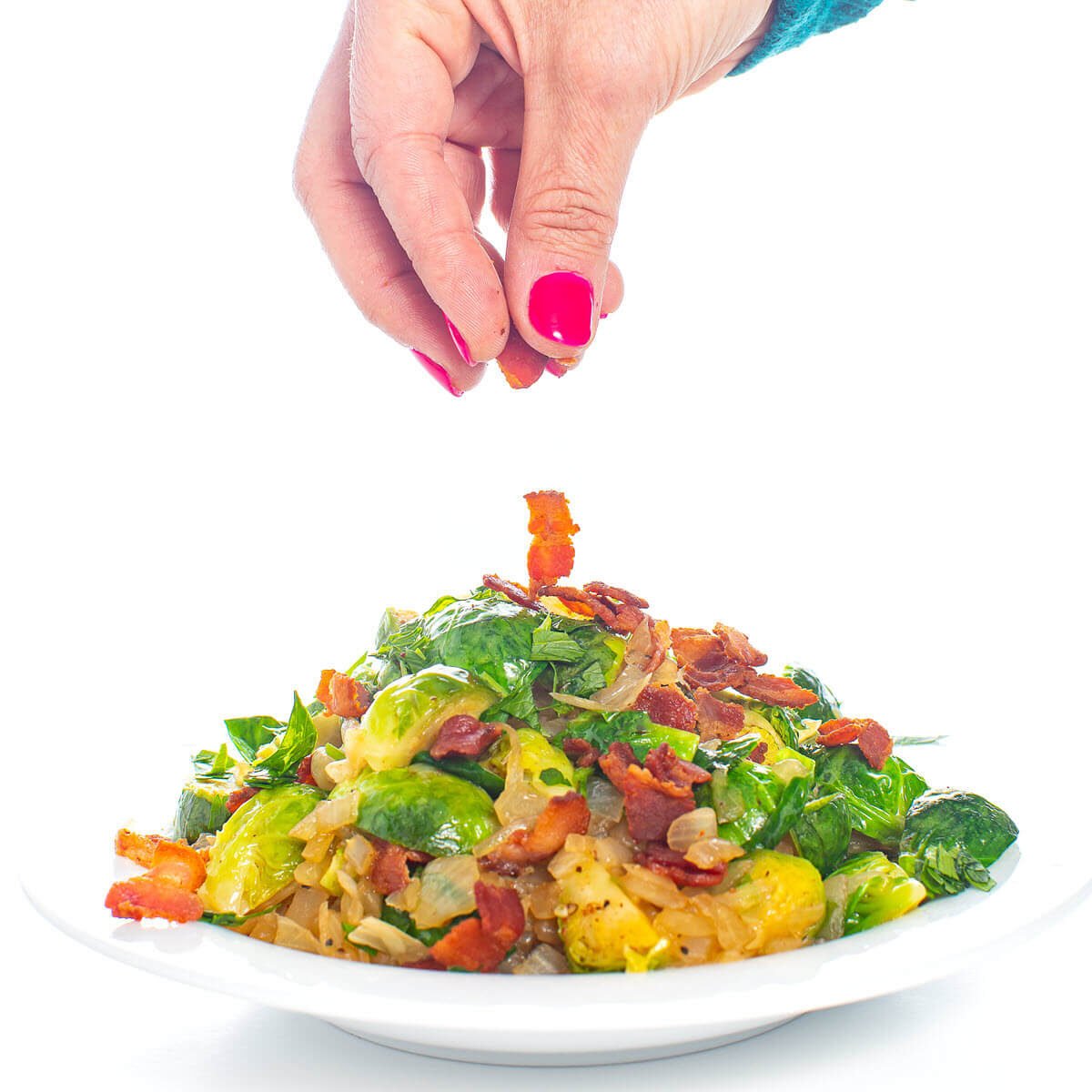 Sautéed Bacon and Brussels Sprouts