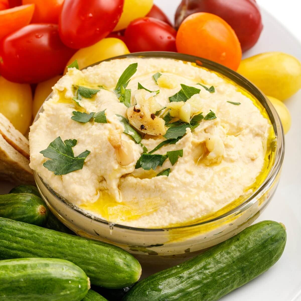Roasted Garlic Hummus