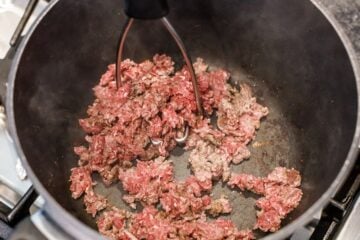 Liz Browning Ground Beef in a pan
