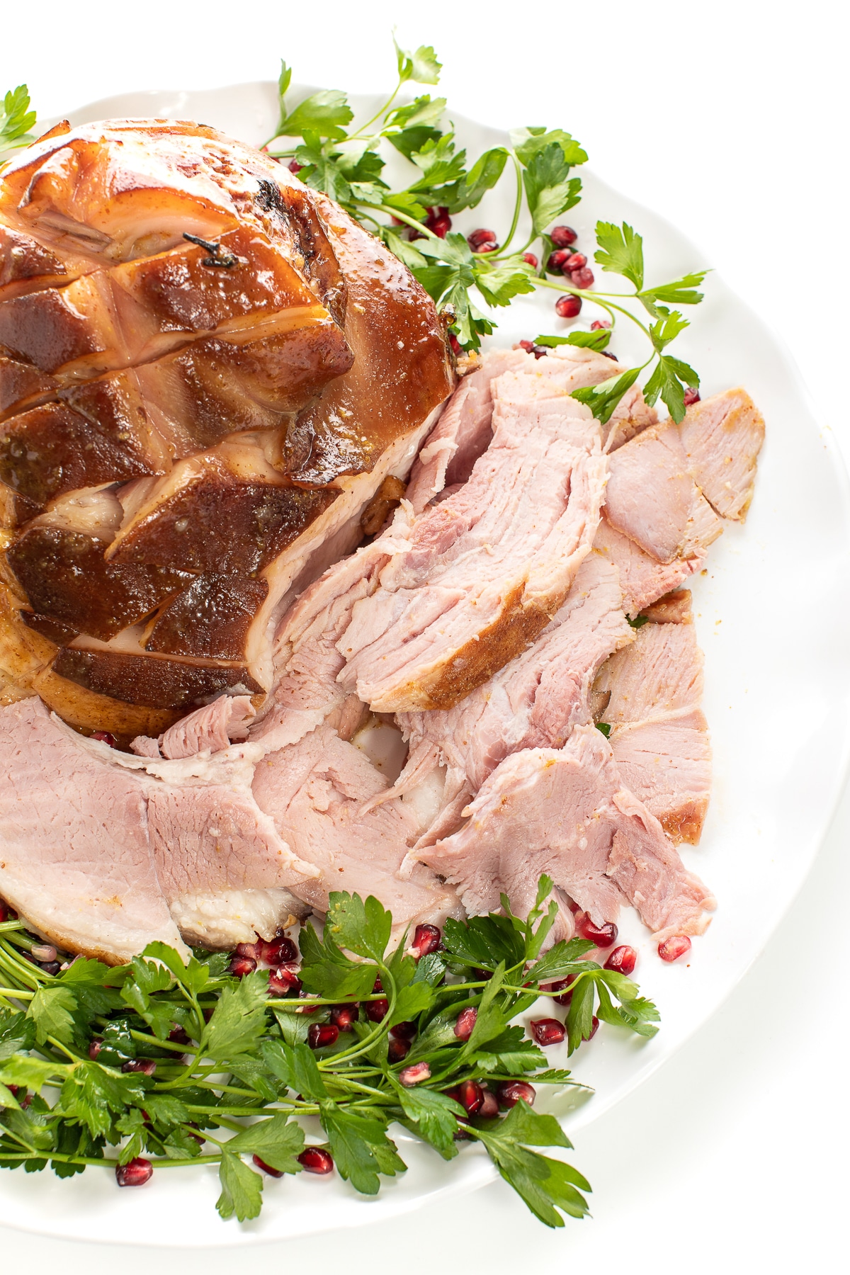 Baked Ham with Brown Sugar Mustard Glaze