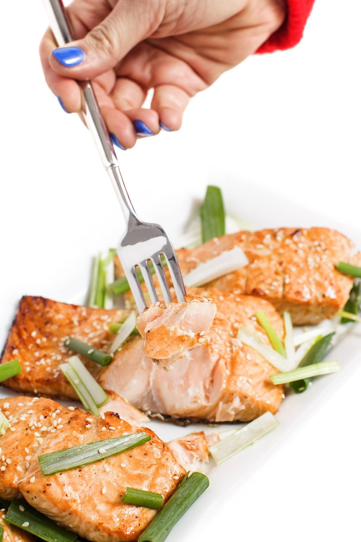 sweet and spicy baked salmon