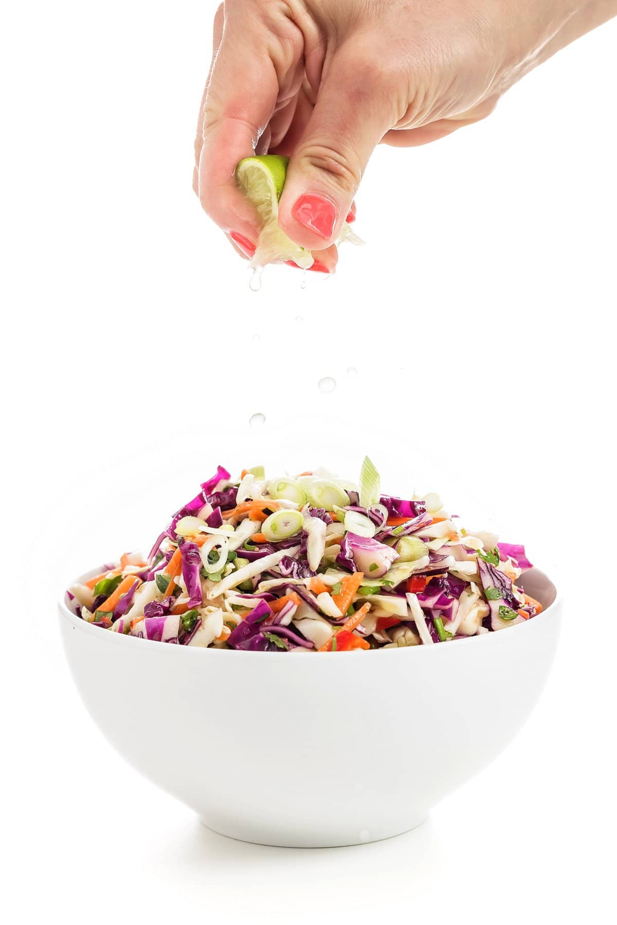 Herbed Slaw with Jalapeno Lime Vinaigrette