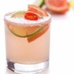 Grapefruit paloma cocktail