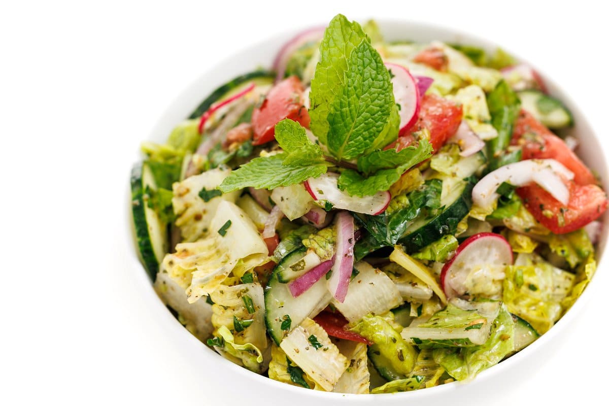 Spicy Lebanese salad.