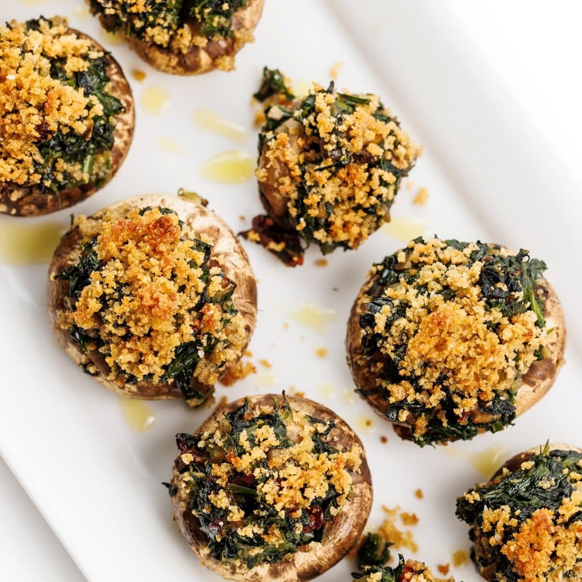 Vegan Stuffed Mushrooms