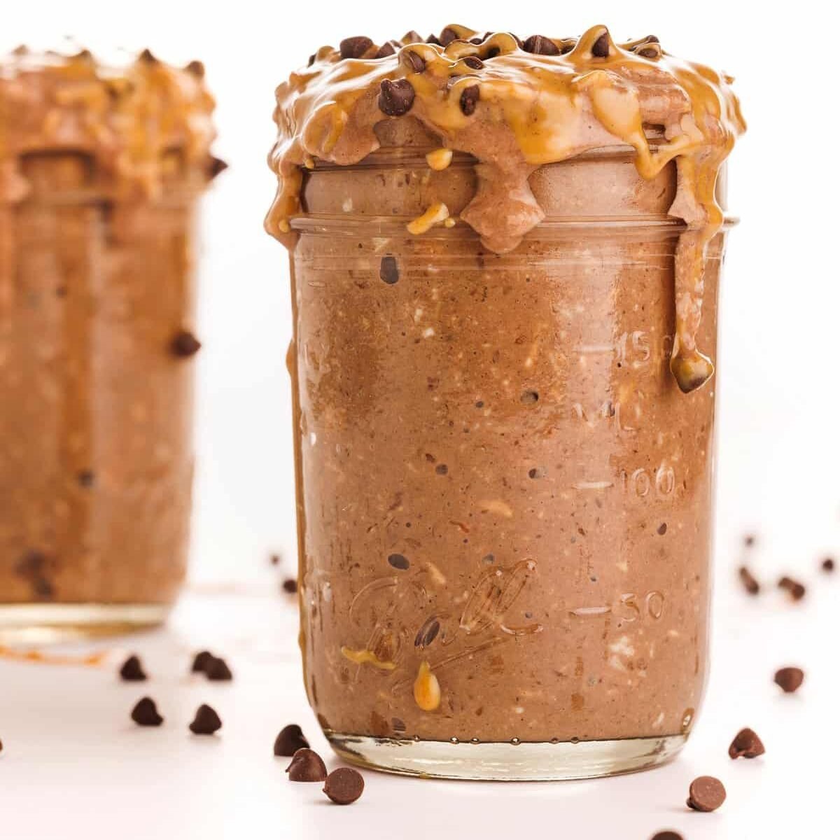 Chocolate Peanut Butter Overnight Oats