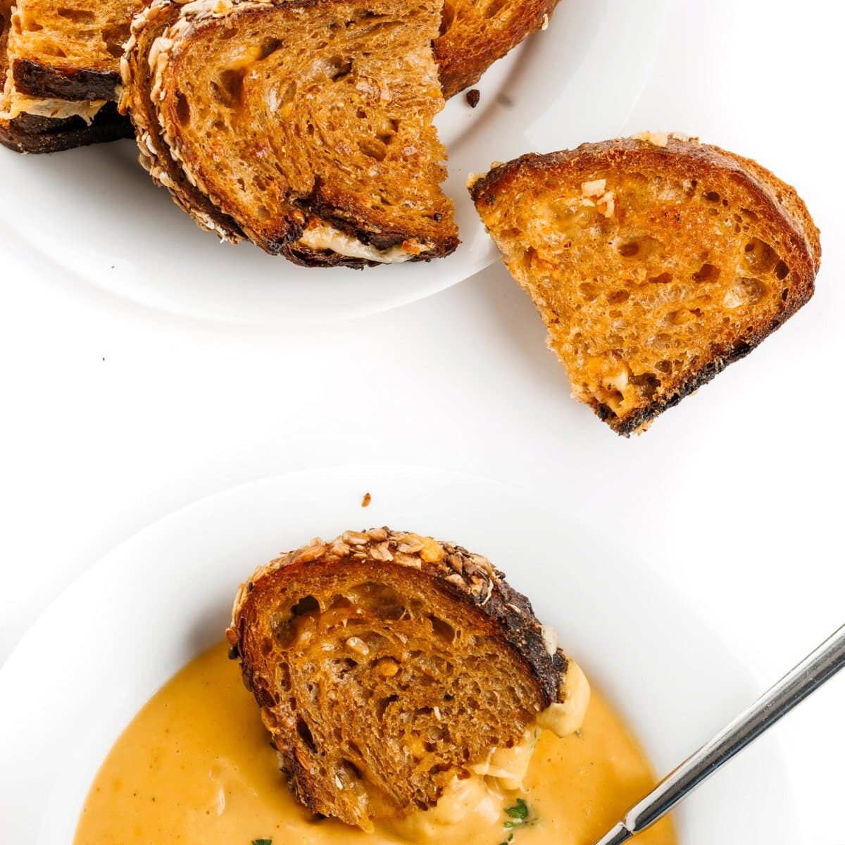 Sheet Pan Oven Baked Grilled Cheese