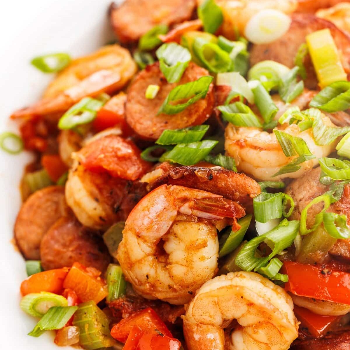 Cajun Shrimp and Andouille Sausage Skillet
