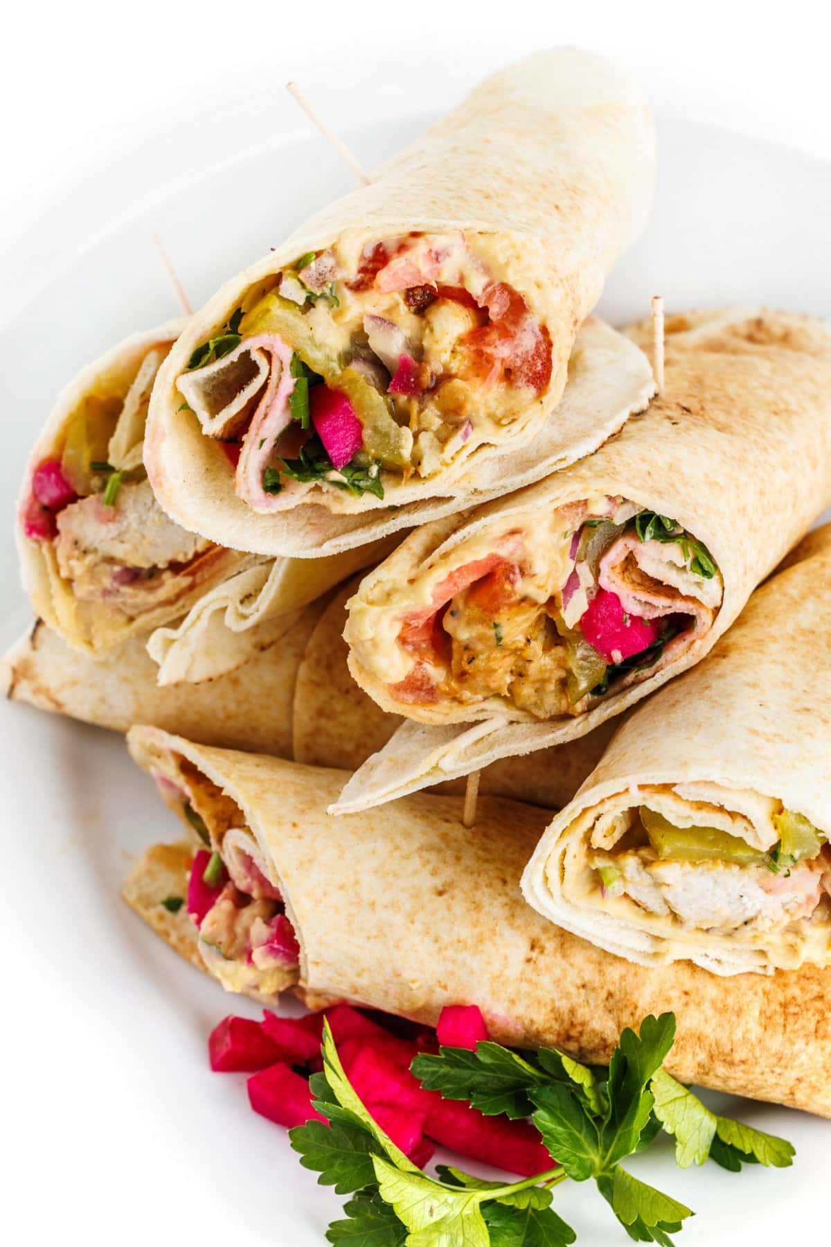 Shish Tawook Pita with Hummus