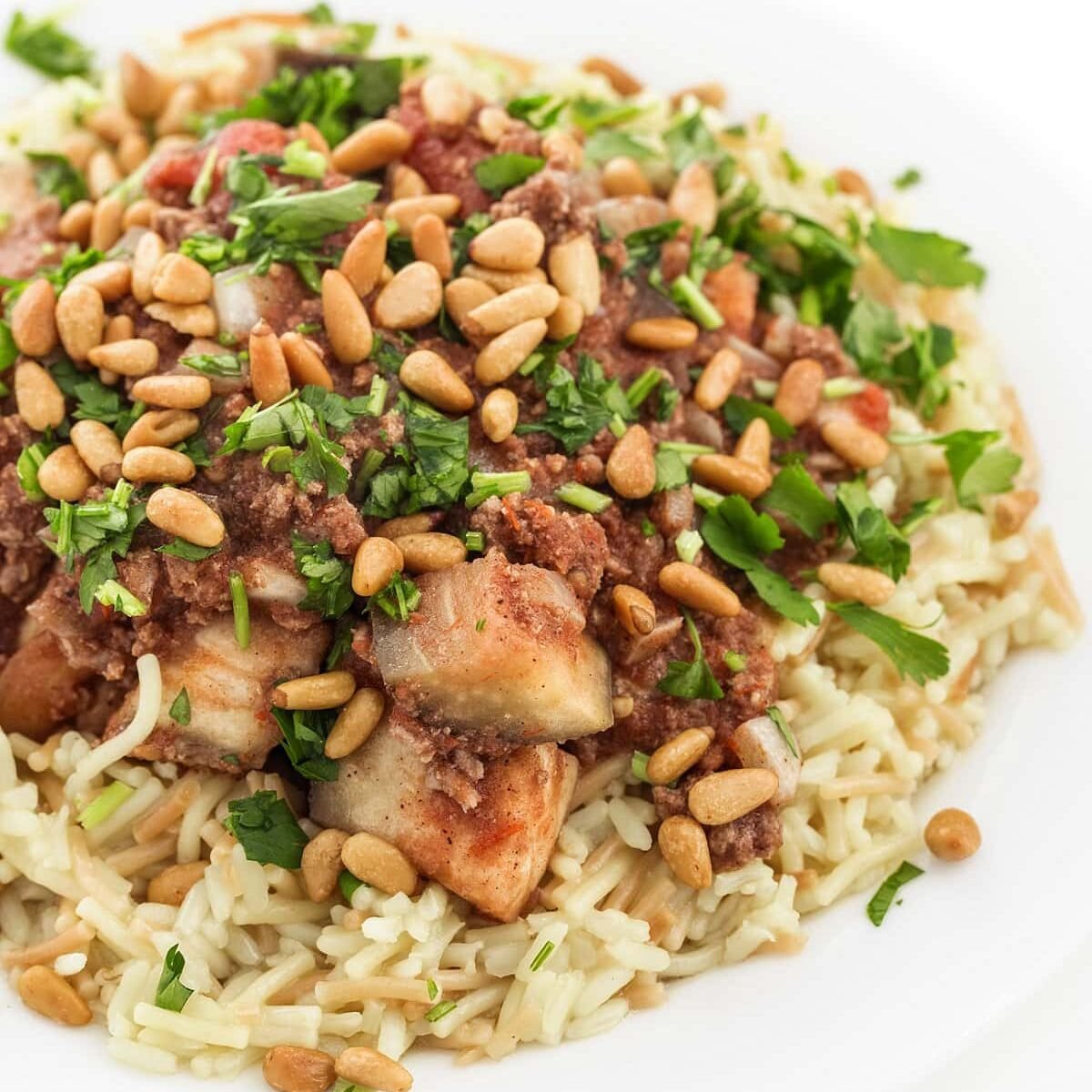 5-Ingredient Slow Cooker Beef and Eggplant