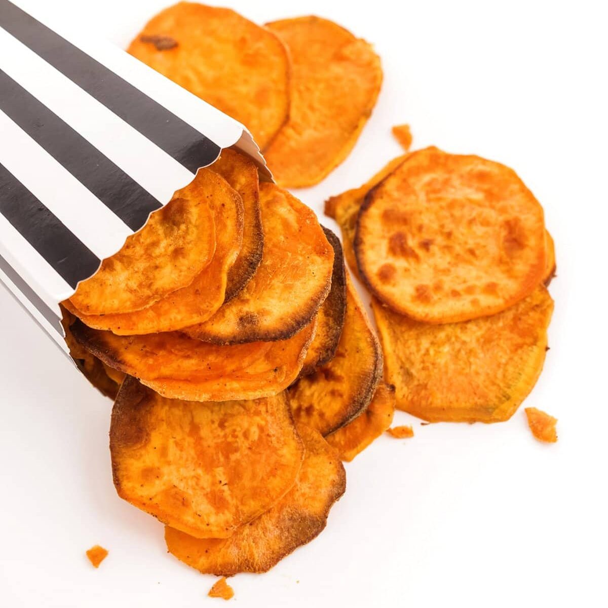 Air fryer sweet potato chips.