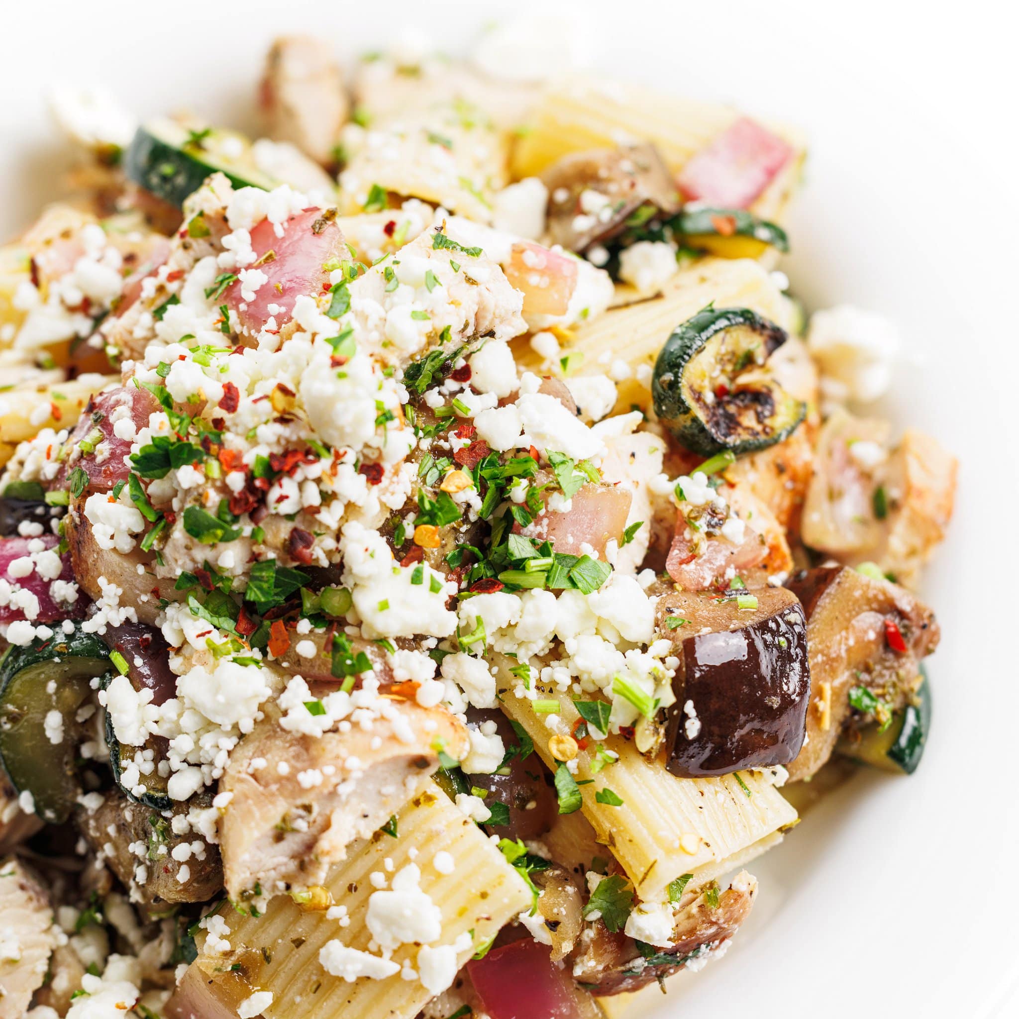 Grilled Chicken and Vegetable Pasta Salad