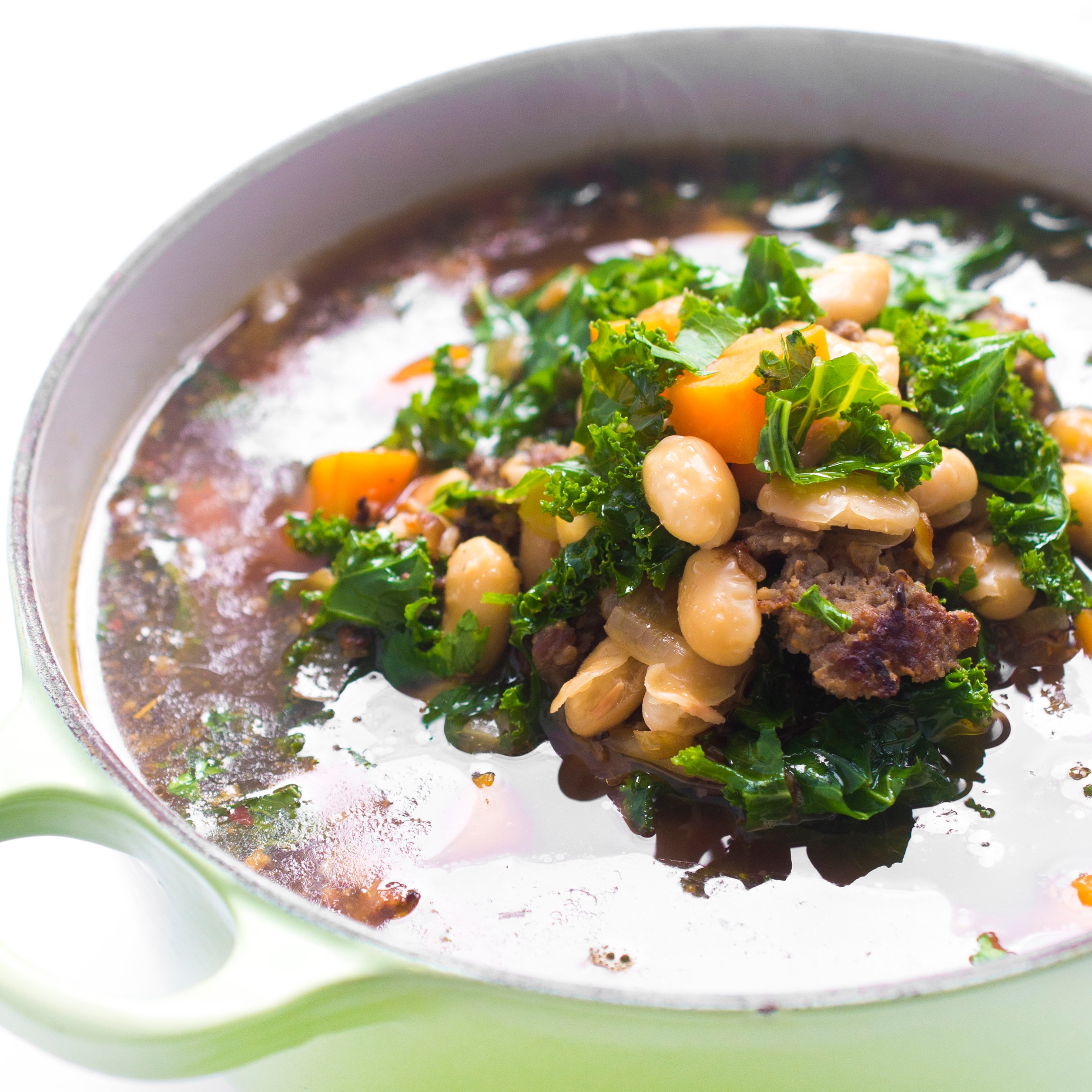 Sausage, Bean, and Sweet Potato Soup