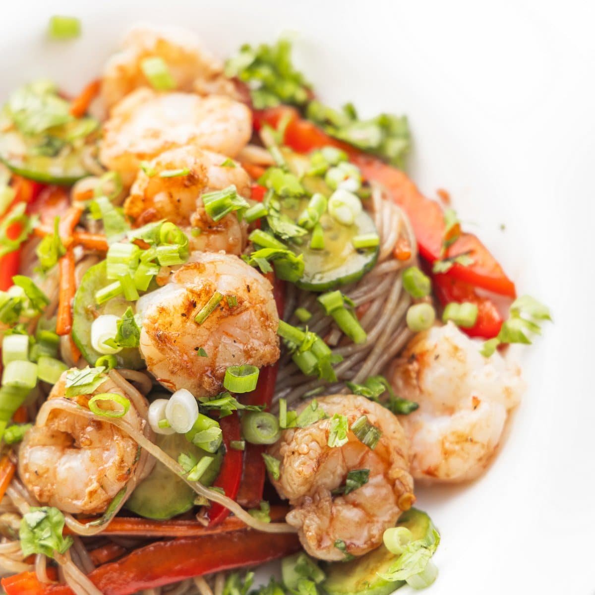 Thai Shrimp Salad with Rice Noodles